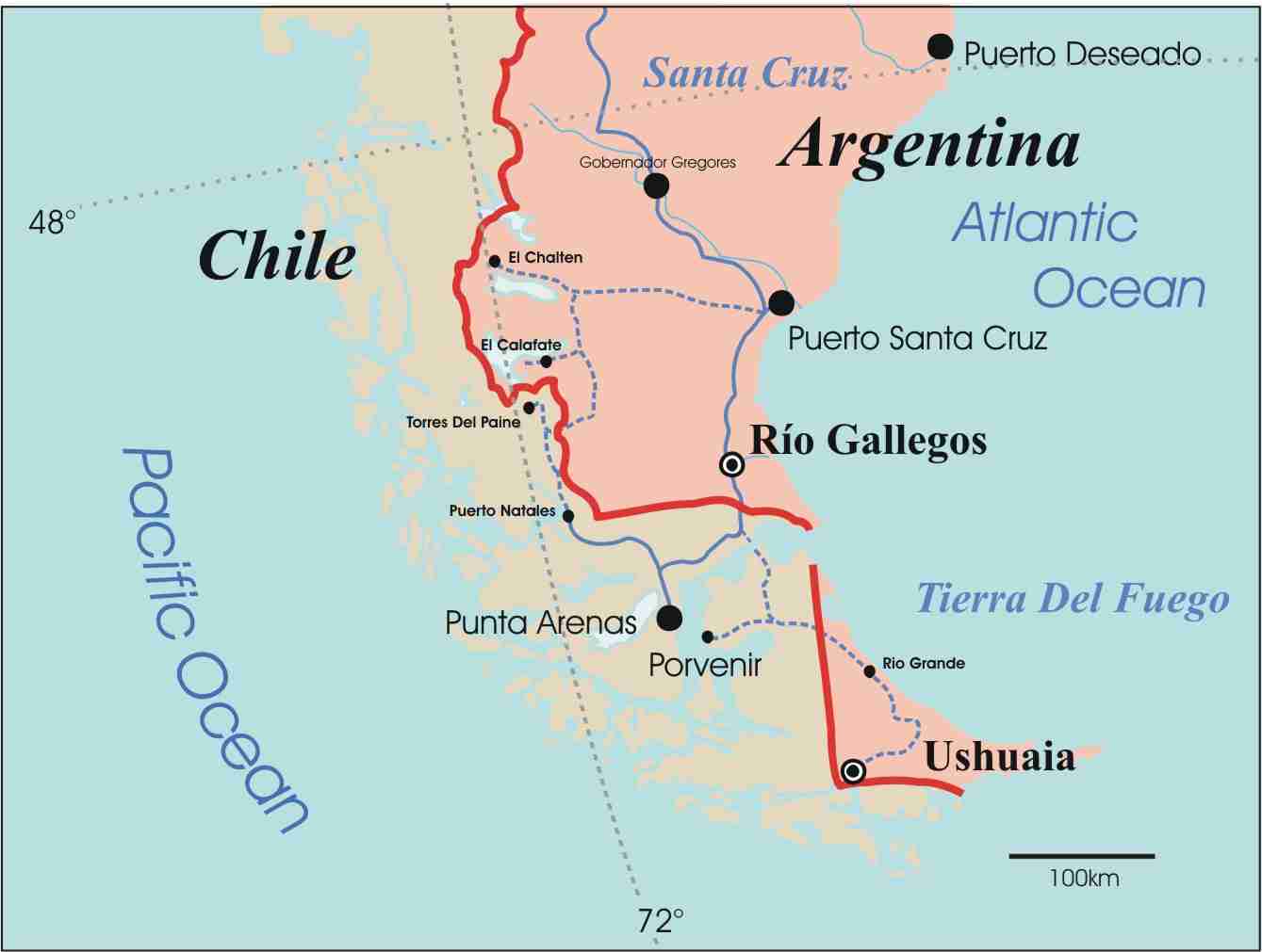 patagonia map figure